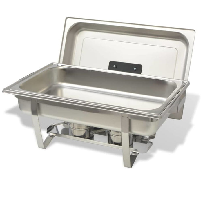 3 Piece Chafing Dish Set Stainless Steel Pbpxk