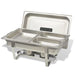 3 Piece Chafing Dish Set Stainless Steel Pbpxk