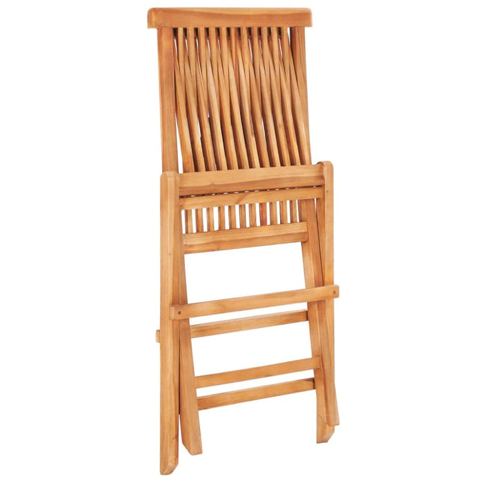 3 Piece Folding Bistro Set Solid Teak Wood Ankki