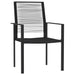 3 Piece Garden Dining Set Black Tbkkoki