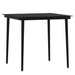 3 Piece Garden Dining Set With Cushions Black Tbkkpoi