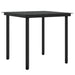 3 Piece Garden Dining Set with Cushions Black Tbkkpxk