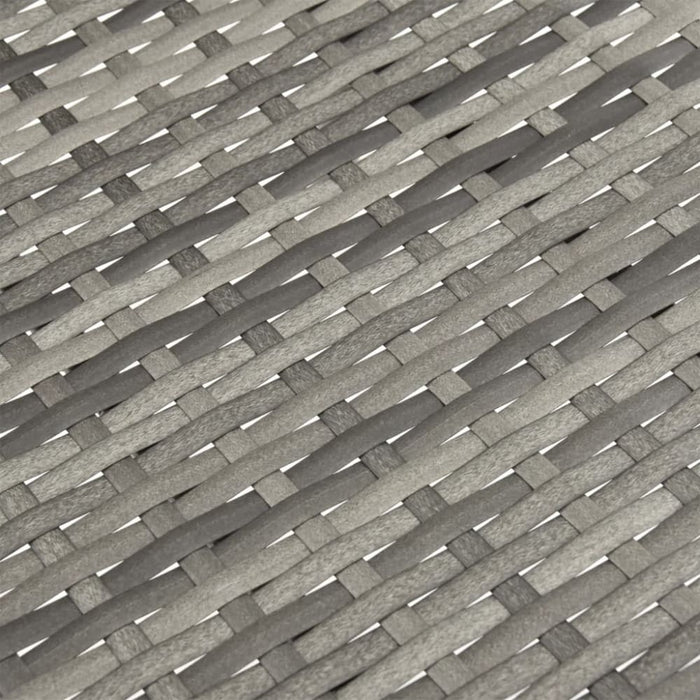 3 Piece Garden Dining Set Grey Tbixaii