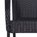 3 Piece Garden Dining Set Black Tblilkb