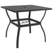 3 Piece Garden Dining Set Textilene and Steel Tblbxno