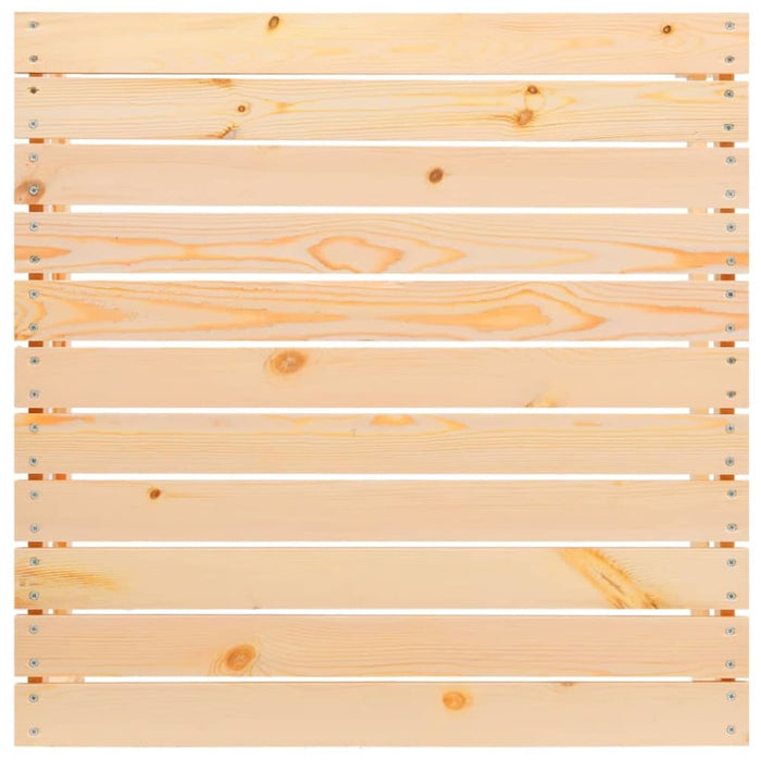 3 Piece Garden Lounge Set with Cream Cushions Solid