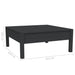 3 Piece Garden Lounge Set with Cushions Black Solid