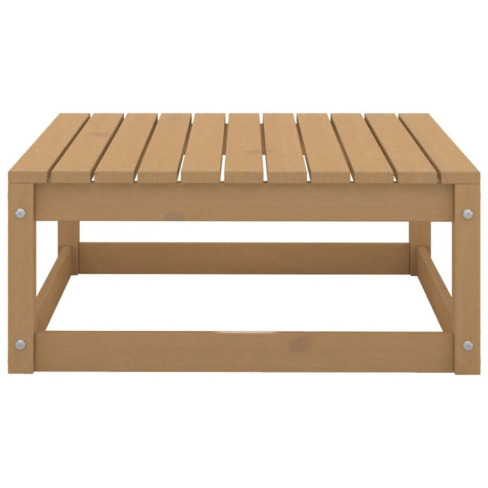 3 Piece Garden Lounge Set Honey Brown Solid Wood Pine