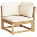 3 Piece Garden Lounge Set With Cushions Solid Wood Acacia