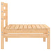 3 Piece Garden Lounge Set Solid Pinewood Nbllox