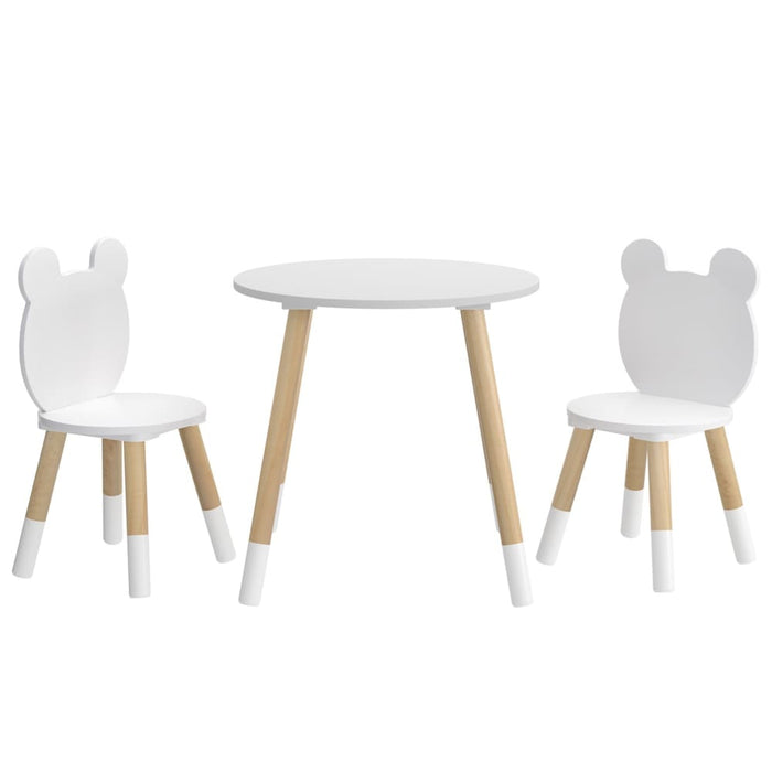 3 Piece Kids Table and Chairs Set Activity Playing Study