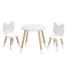 3 Piece Kids Table and Chairs Set Activity Playing Study