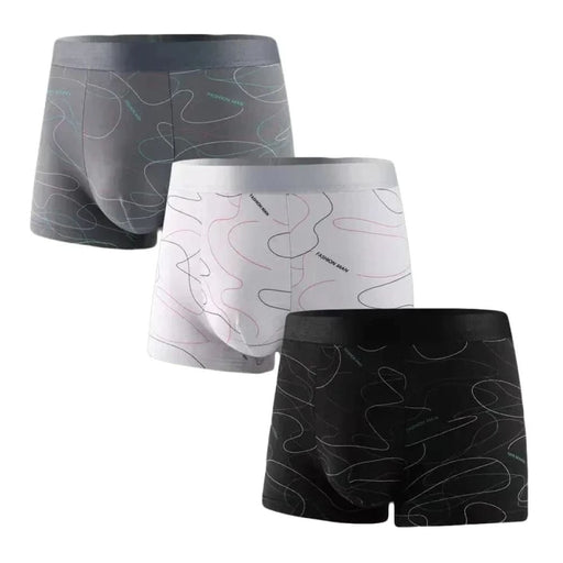 3 Piece Mens Boxers Sports Underwear 2xl 4xl Breathable