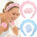 3 Piece Microfiber Spa Headband Set For Face Washing