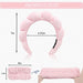 3 Piece Microfiber Spa Headband Set For Face Washing