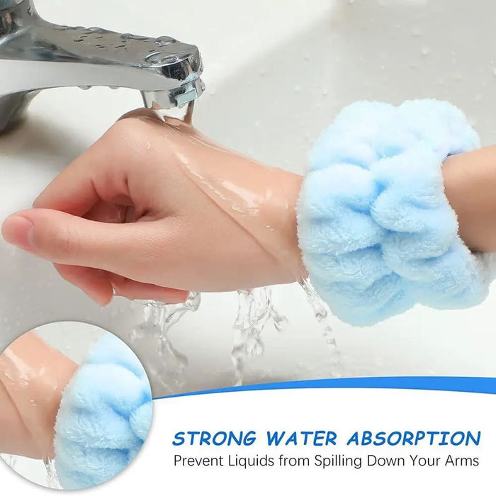 3 Piece Microfiber Spa Headband Set For Face Washing