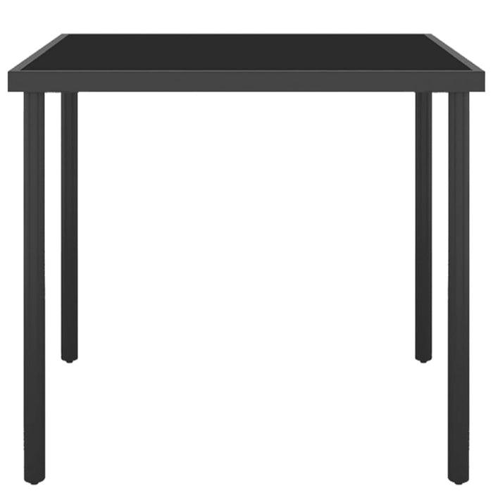 3 Piece Outdoor Dining Set Steel Tbitpox