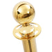 3 Piece Vip Queue Barrier Set Stainless Steel Gold Oapitb