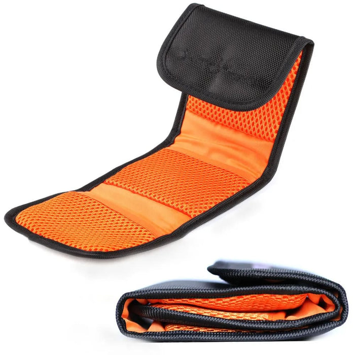 3 Pockets Lens Filter Bag Camera Pouch For 49mm - 77mm Nd