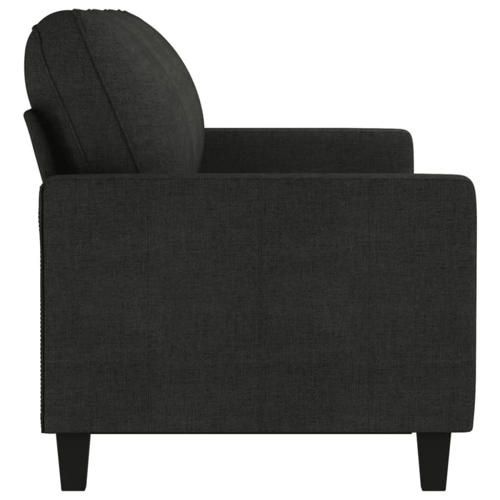 3-seater Sofa Black 180 Cm Fabric Tpkoip