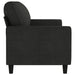 3-seater Sofa Black 180 Cm Fabric Tpkoip
