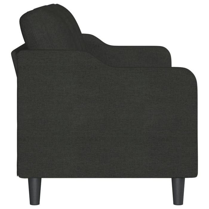 3-seater Sofa Black 180 Cm Fabric Tpktio