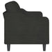 3-seater Sofa Black 180 Cm Fabric Tpktio
