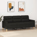 3-seater Sofa Black 180 Cm Fabric Tpkxai