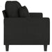 3-seater Sofa Black 180 Cm Fabric Tpkxik