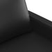 3-seater Sofa Black 180 Cm Faux Leather Tpkoax