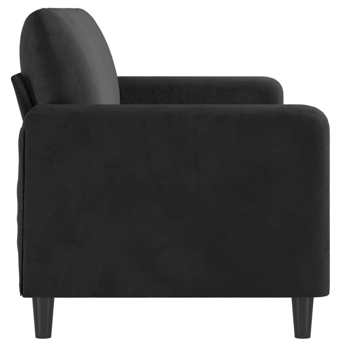 3-seater Sofa Black 180 Cm Velvet Tpkapi
