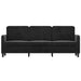 3-seater Sofa Black 180 Cm Velvet Tpkapi