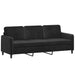 3-seater Sofa Black 180 Cm Velvet Tpkapi