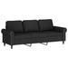 3-seater Sofa Black 180 Cm Velvet Tpkpaa