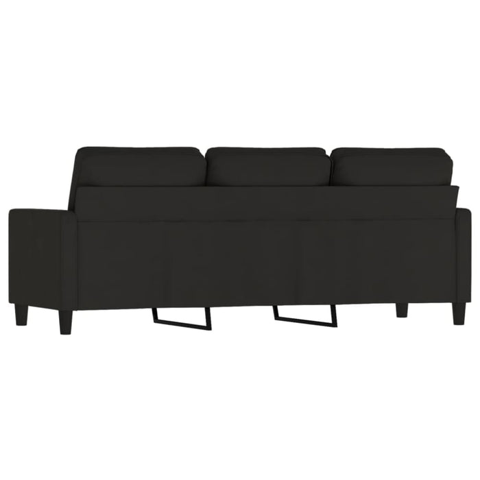 3-seater Sofa Black 180 Cm Velvet Tpkxoa