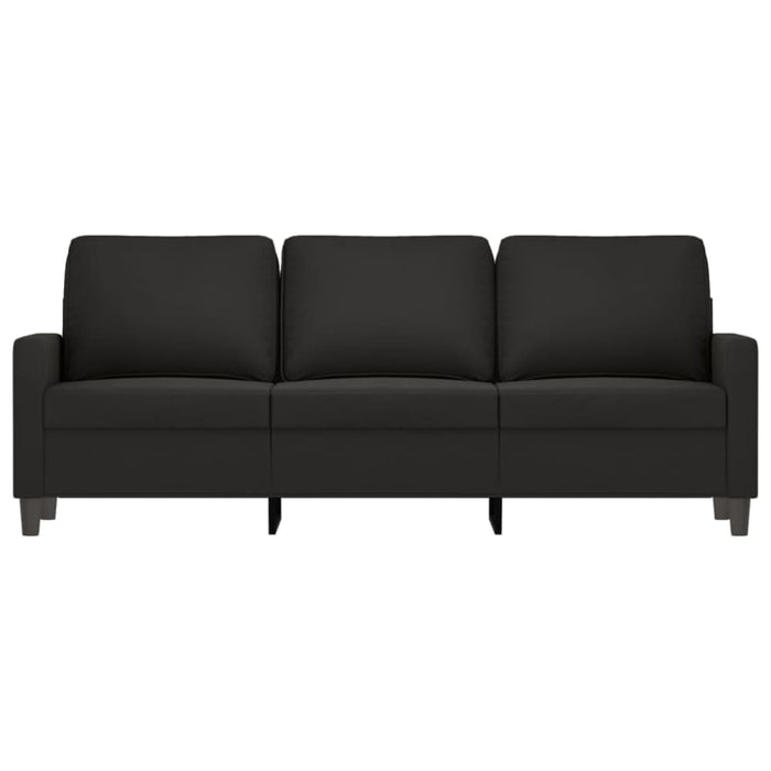 3-seater Sofa Black 180 Cm Velvet Tpkxoa