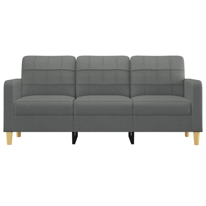 3-seater Sofa Dark Grey 180 Cm Fabric Tpkobb