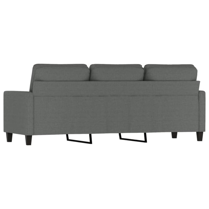 3-seater Sofa Dark Grey 180 Cm Fabric Tpkoix