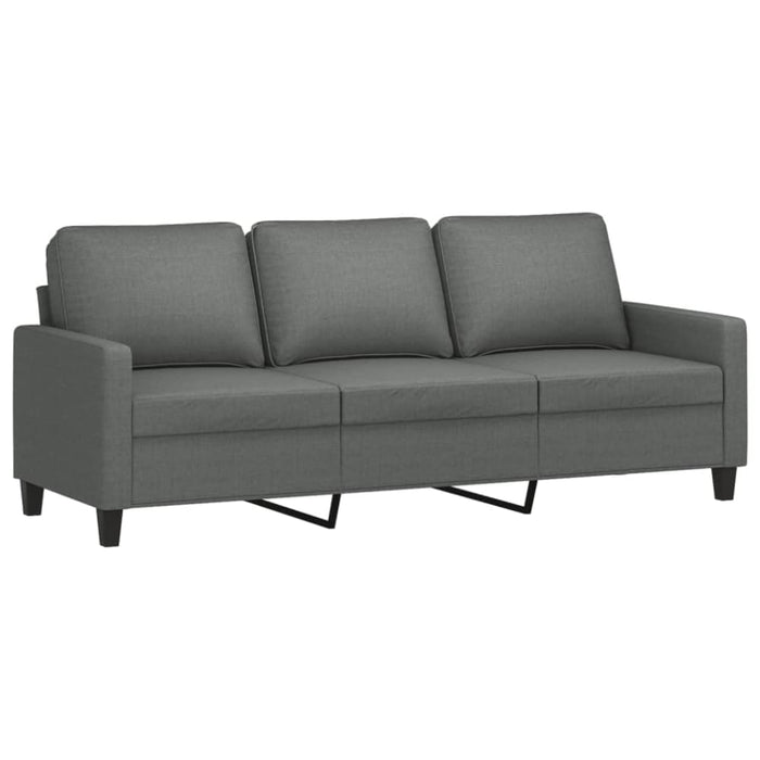 3-seater Sofa Dark Grey 180 Cm Fabric Tpkoix