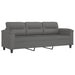 3-seater Sofa Dark Grey 180 Cm Microfibre Fabric Tpkplk