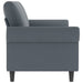 3-seater Sofa Dark Grey 180 Cm Velvet Tpkpab