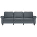 3-seater Sofa Dark Grey 180 Cm Velvet Tpkpab