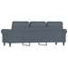 3-seater Sofa Dark Grey 180 Cm Velvet Tpkpab