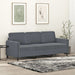 3-seater Sofa Dark Grey Velvet 180 Cm Tpkapt