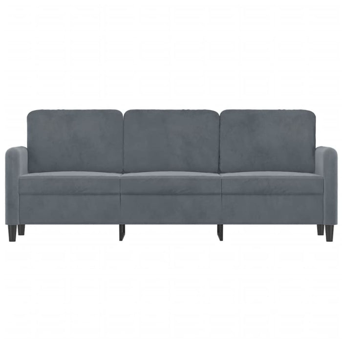 3-seater Sofa Dark Grey Velvet 180 Cm Tpkapt