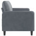 3-seater Sofa Dark Grey Velvet 180 Cm Tpkapt