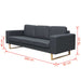 3-seater Sofa Fabric Dark Grey Xatoni