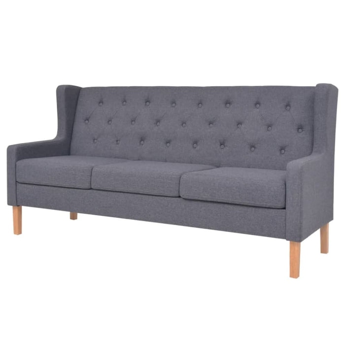 3-seater Sofa Fabric Grey Xapapa