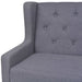 3-seater Sofa Fabric Grey Xapapa
