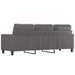 3-seater Sofa Grey 180 Cm Faux Leather Tpkoaa